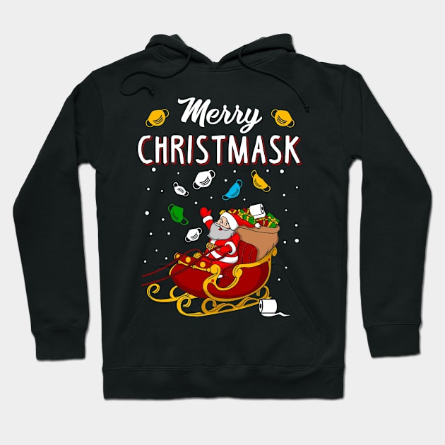 Merry Christmask. Funny Christmas Sweatshirt 2020. Hoodie by KsuAnn